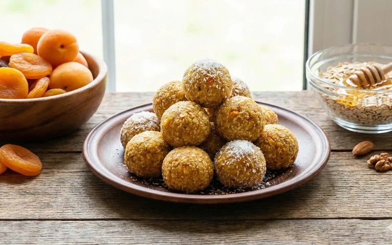 Kayısılı Yulaf Topları Diyet Tatlı Tarifi