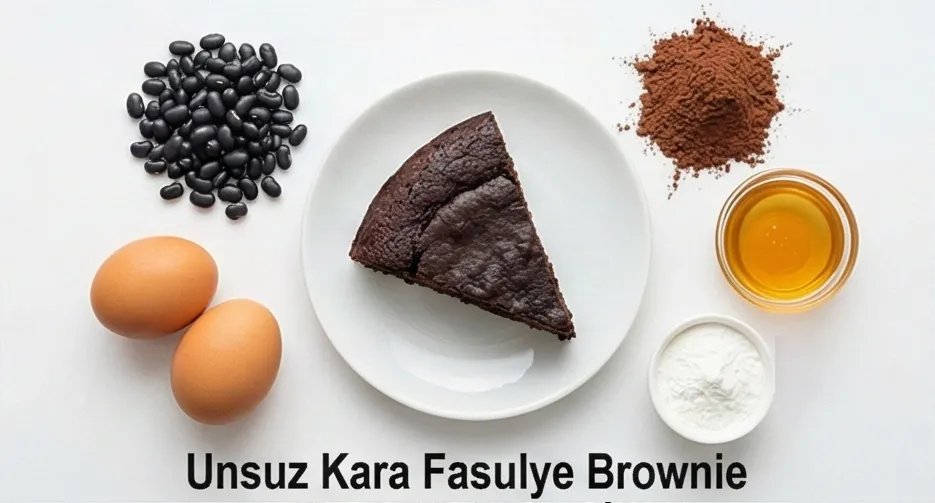 sağlıklı ramazan tatlısı , unusz kara fasulye browni , dilara göze online diyetisyen