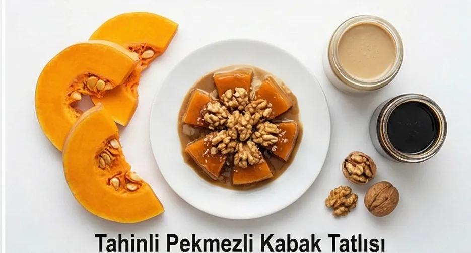 sağlıklı ramazan tatlısı , tahinli pekmezli kabak tatlısı , dilara göze online diyetisyen