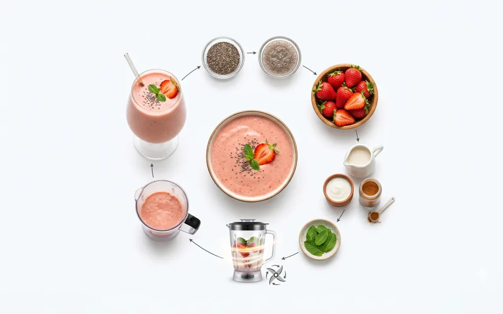 Çilekli Diyet Smoothie Tarifi , Diyetisyen Dilara Göze, Online Diyetisyen , Ankara Diyetisyen, Yenimahalle Diyetisyen, Kızılay Diyetisyen