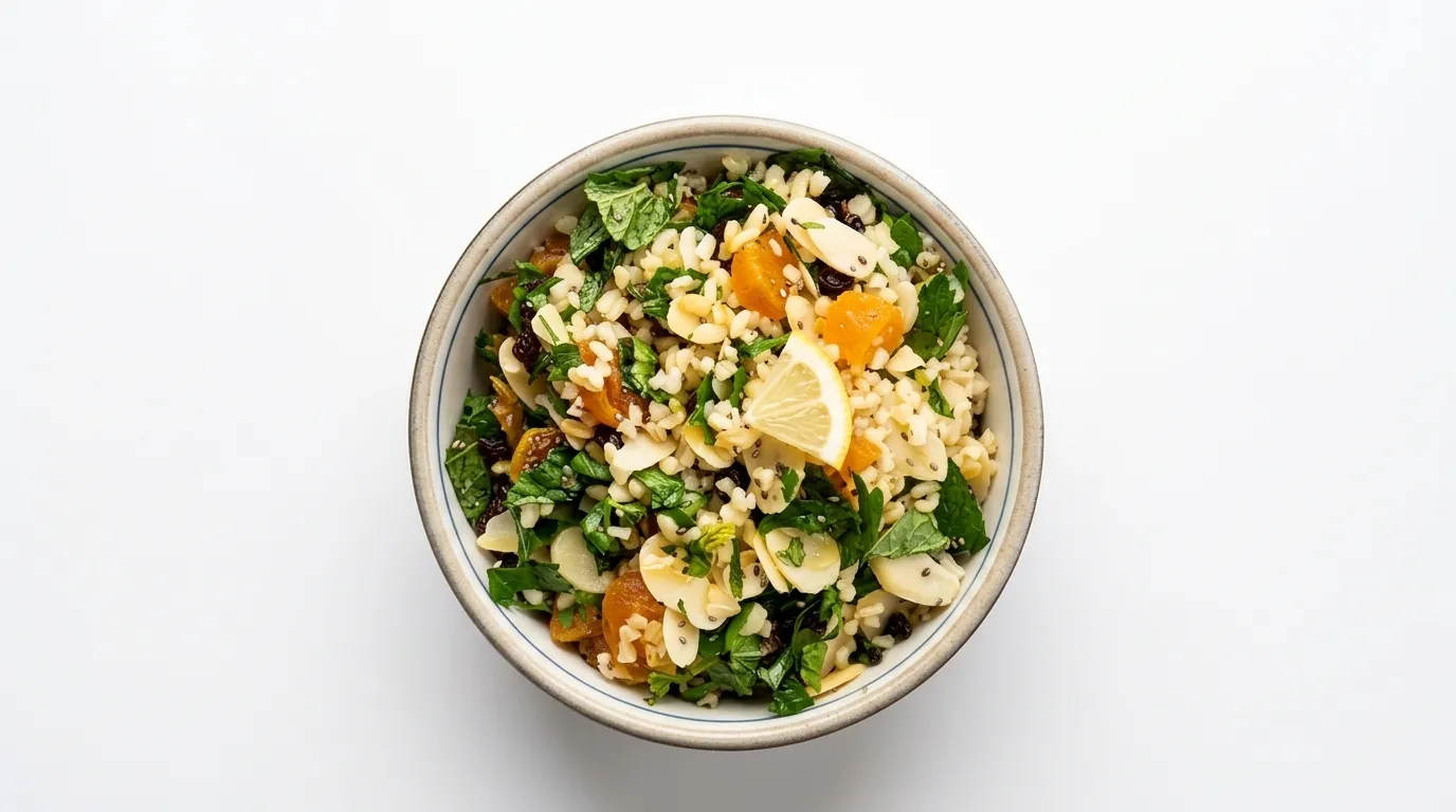 Diyet Arta Kalan Bulgur Pilavından Soğuk Salata Tarifi