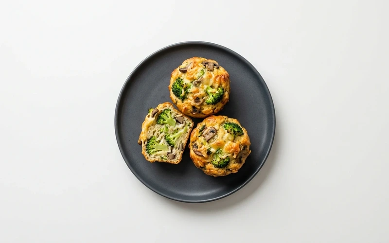 Diyet Brokolili Muffin Tarifi