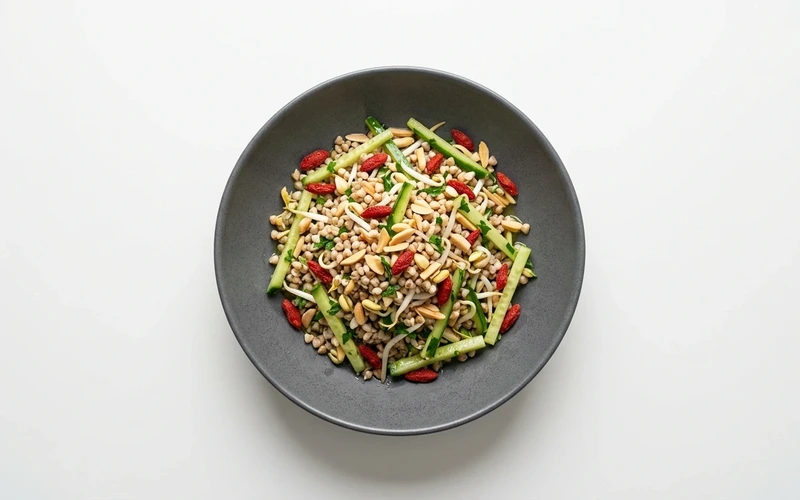 Diyet Demlenmiş Karabuğday Salatası Tarifi