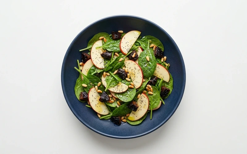 Diyet Elmalı Haşhaşlı Salata Tarifi
