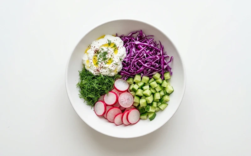 Diyet Gökkuşağı Salatası Tarifi