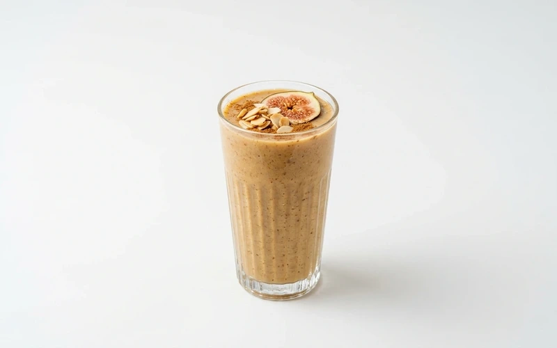 Diyet İncirli Bademli Smoothie Tarifi