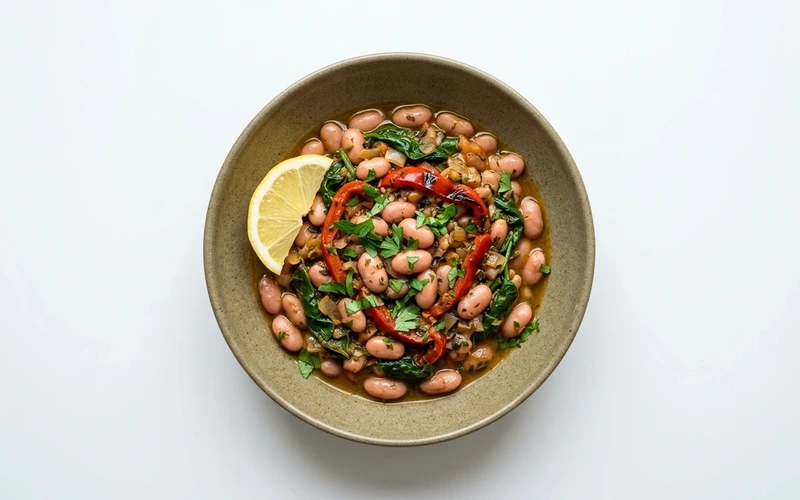 Diyet Ispanaklı Barbunya Tarifi