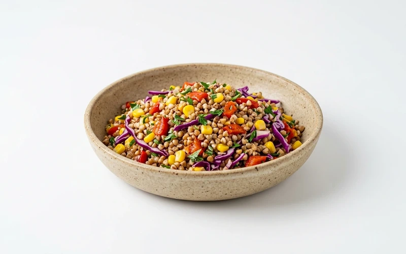 Diyet Mısırlı Karabuğday Salatası Tarifi