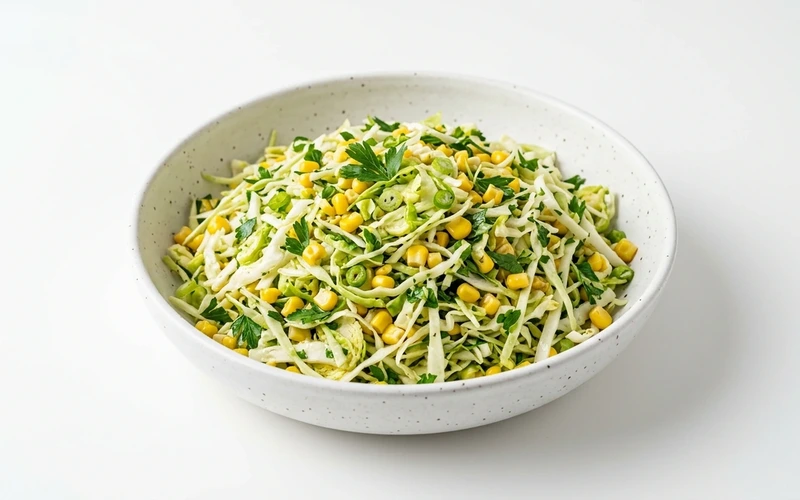 Diyet Mısırlı Lahana Salatası Tarifi