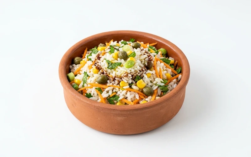 Diyet Pirinç Salatası Tarifi