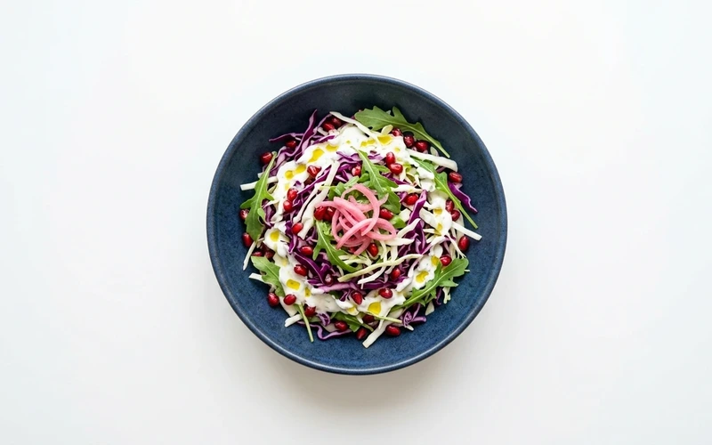 Diyet Renkli Lahana Salatası Tarifi