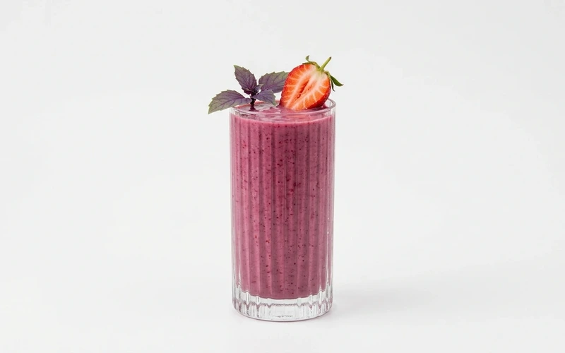 Diyet Reyhanlı ve Çilekli Smoothie Tarifi