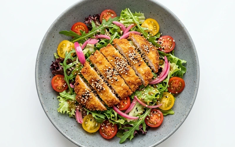Diyet Şinitzel Salata Tarifi