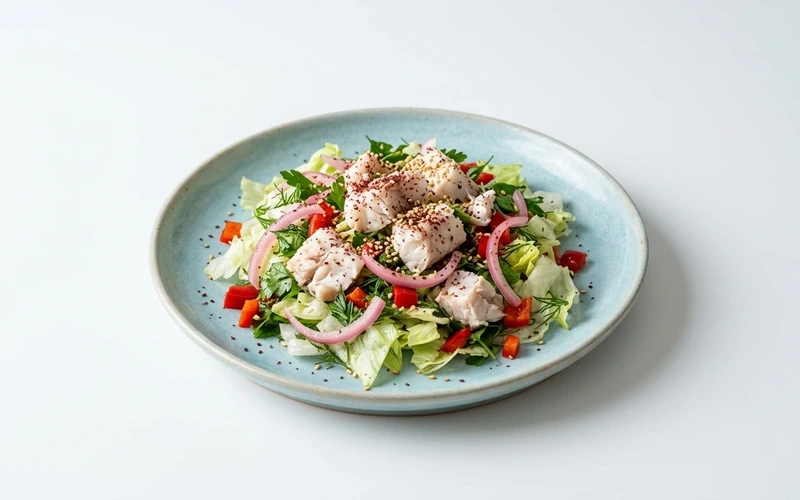 Diyet Soğuk Balık Salatası Tarifi