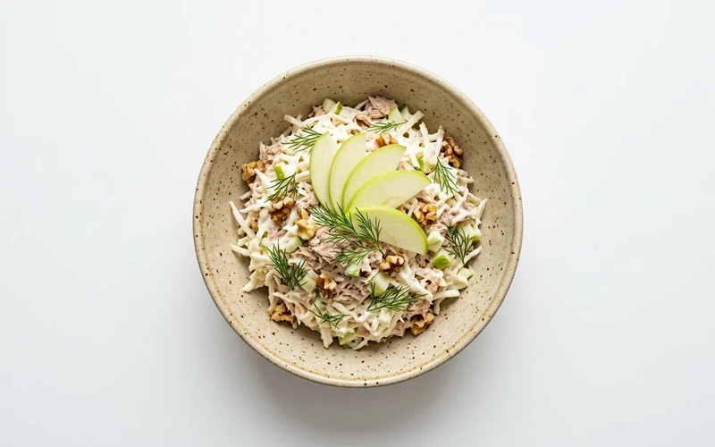 Diyet Ton Balıklı Kereviz Salatası Tarifi