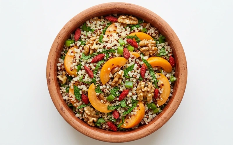 Diyet Yenidünyalı Kinoalı Salata Tarifi