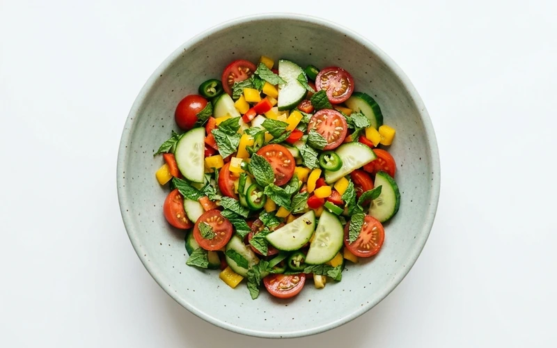 Diyet Yeşil Salata Tarifi