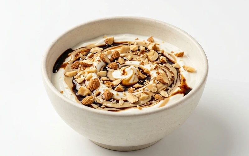 Diyet Yoğurtlu Badem Granola Tarifi