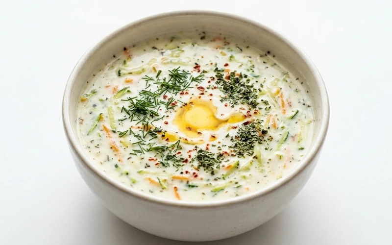 Diyet Yoğurtlu Kabak Çorbası Tarifi