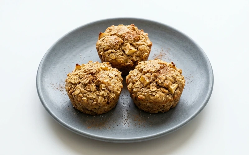 Diyet Yulaflı Unsuz Muffin Tarifi