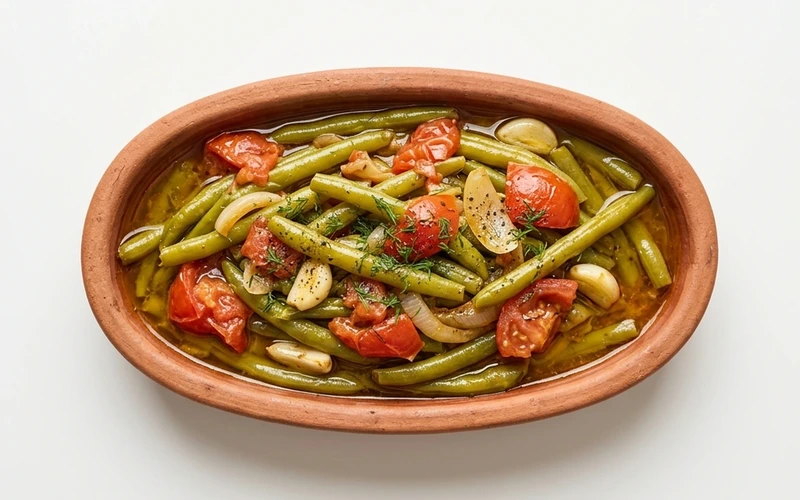 Diyet Zeytinyağlı Fasulye Tarifi